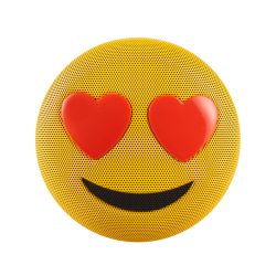 Jam Jamoji Love Struck Emoji Bluetooth Speaker in Yellow