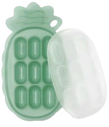 Pineapple Silicone Nibble Tray - Pea Green