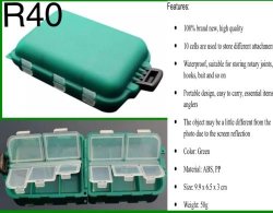 10 Compartment "green" Tackle Box