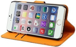 Muvit Iphone Wallet Case With 6 Cardslots 3 Purple orange