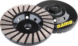 Damo 4 Diamond Turbo Grinding Cup Wheel Medium Grit For Concrete Granite Floor