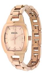 Fossil Rose Gold Tone Analog MINI Stainless Steel Womens Watch BQ1069