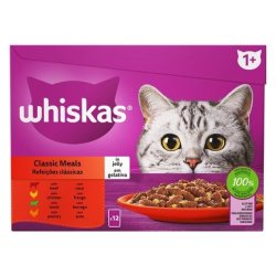 Whiskas Classic Meals Adult Cat Food In Jelly 85G