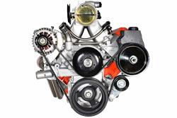 Ict Billet Ls Truck Alternator & Power Steering Pump Bracket Accessory Kit Lsx 5.3L 6.0L 4.8L 551569-3