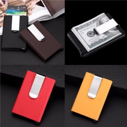 Fashion Aluminum Slim Id Credit Card Protector Holder Purse Wallet Secure