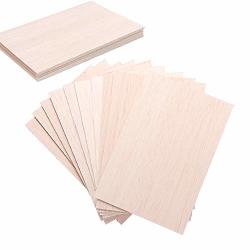 4 Pack, BASSWOOD Unfinished Wood Blocks for DIY Crafts- Cricut 12 x 6