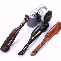 Leather Hand Wrist Strap Lanyard For A5000 5t 5r A6000 Gm1 A5100 Nx2000 Camera