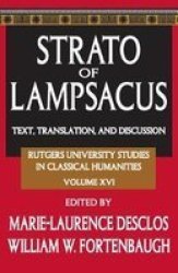 Strato of Lampsacus - Text, Translation and Discussion