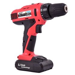 Dreamhank 18V Cordless Drill Driver Li-ion 3 8-INCH Chuck Variable Speed With LED Light