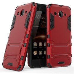 SCIMIN TECH Huawei Y3 2017 Case Huawei Y3 2017 Hybrid Case Dual Layer Protection Hybrid Rugged Case Hard Shell Cover With Kickstand For 5.0" Huawei Y3 2017