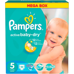 pampers active baby dry size 5