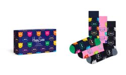 Classic Mixed Cat Socks Gift Set - 3 Pack