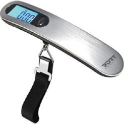Electronic Luggage Scale - Black silver