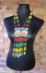 Multi Colour Xhosa Tie - V Pattern