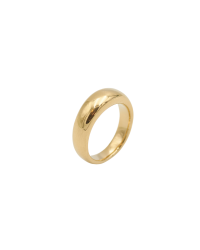 Goldair Gold Band Ring - 54 Gold