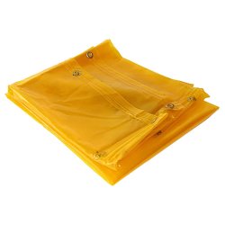 Pinnacle Welding Curtain Yellow With Eyelets - 3M X 2M