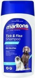 Marltons Tick & Flea Shampoo For Dogs & Cats 500ML