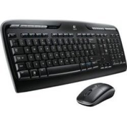 Logitech MK330 Wireless Mouse & Keyboard Combo - Black