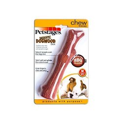 Dogwood Durable Real Wood Dog Chew Toy For Medium Dogs Safe And Durable Chew Toy By Petstages Mesquite Flavor Medium