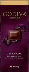 Godiva - 72% Cocoa Belgian Dark Chocolate Tablet 90G