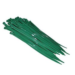 Wurko Pack Of 100 Cable Ties Green 140333