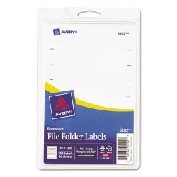 Avery Filing Labels - 252 Label