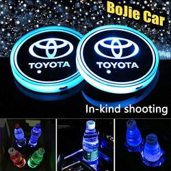 Buy Heart Horse 2 pcs Led Car Cup Holder Coaster Waterproof Bottle