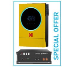 Kodak Solar 5.6KW Pylontech UP5000 4.8KWH Off-grid System