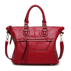 Women Leather Handbag Anvalley Top Handle Satchel Handbag Fashion Ladies Shoulder Bag Smile Tote Purse