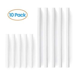 Ourry Humidifier Cotton Filter Wicks 10 Pack Cotton Filter Refill Sticks Wicks Replacement Long: 195MM 7.68INCH Short: 117MM 4.61INCH For Personal Humidifiers