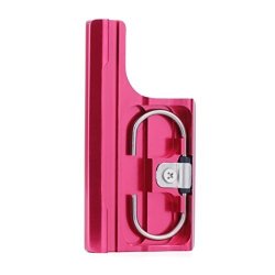 Cnc Aluminum Replacement Rear Snap Latch Lock Buckle Mount For Gopro Hero 3+ 4 Camera Standard Waterproof And Skeleton Housing Case - Pink