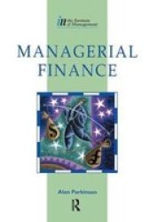 Managerial Finance Hardcover