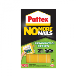 - No More Nails Removable Mounting Strips 2 Kg - 2 Pack