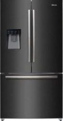Hisense 536L French Door Fridge freezer With Water ice Dispenser Black Stainless Steel