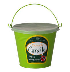 Republic Umbrella Citronella Bucket Candle 1kg - Orange