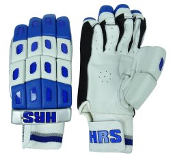 Hrsmen'spu Leather White Light Weight Cricketbattingprotection Gloves- 1 Pair HRS-BG8A