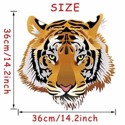 Xiaof-fen Home Decoration Creative Fierce Colorful Tigers Wall Stickers For Home Decor Living Room Boys Accessories Decals Waterproof Vinyl Art Murals Decor For Wall