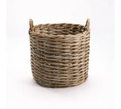 Hand Woven Round Basket- Medium