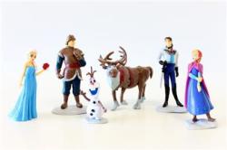 Frozen Set Of 6 Plastic Figures 5-10cm Characters