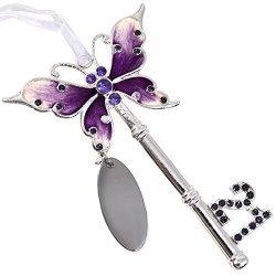 21st Birthday Key Butterfly in Purple with Gift Box