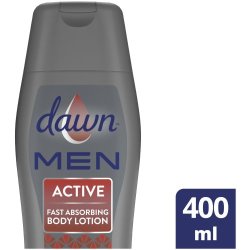 Dawn Men Fast Absorbing Body Lotion Active For Dry Skin 400ML