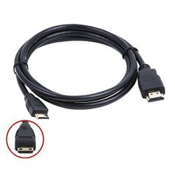 Durpower 6FT 1080P MINI HDMI Audio Video Tv Mini-hdmi Cable Cord Lead For Sanyo VPC-CA102 VPC-CG20 VPC-CA100 VPC-SH1 VPC-PD2