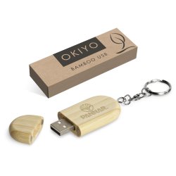 Okiyo Benkyou Bamboo Memory Stick - 8GB
