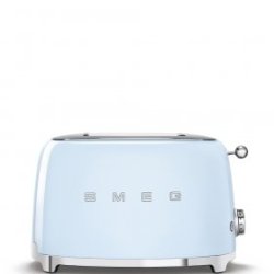 Smeg 50S Retro Style Pastel Blue 2 Slice Toaster TSF01PBSA