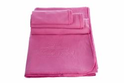 Camping Microfibre Bath Towel Set - Pink