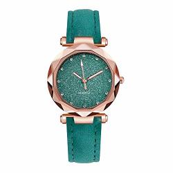 Bokeley Women's Watches Women Quartz Watches Fashion Korean Rhinestone Quartz Watch Female Belt Watch Green