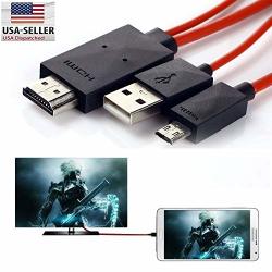 Yustda Mhl Micro USB To HDMI Tv Adapter Cable For Samsung Galaxy S4 MINI SCH-R890 I9192