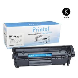 Printel Compatible Replacement For Hp 12A Q2612A Toner Cartridge Works With Hp Laserjet Printer Series