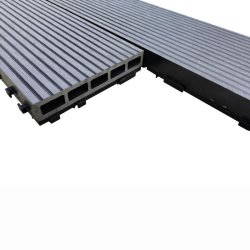 Composite Deck Board Clip L120 X W15 X H3.4 Cm Dark Grey Komi