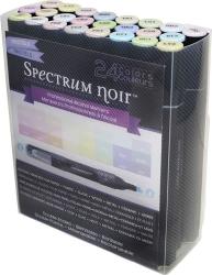 Crafter's Companion Spectrum Noir Pastel 24 PC Alcohol Marker Set 1-PACK